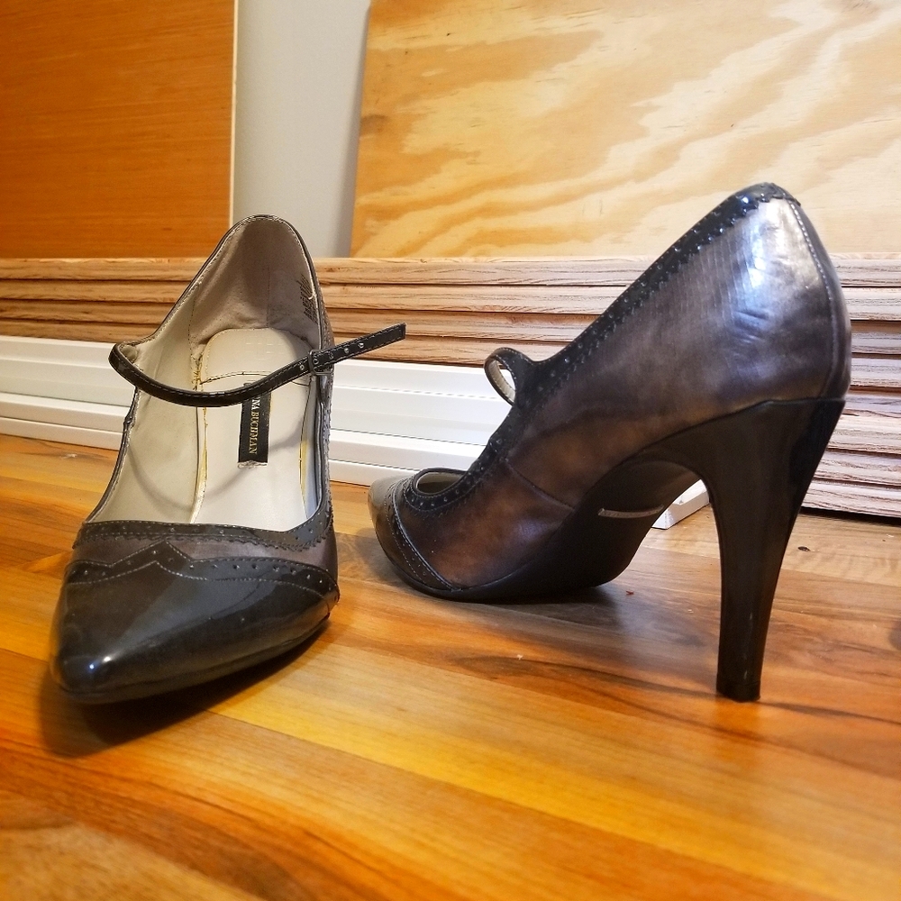 Pointed Strapped Heels